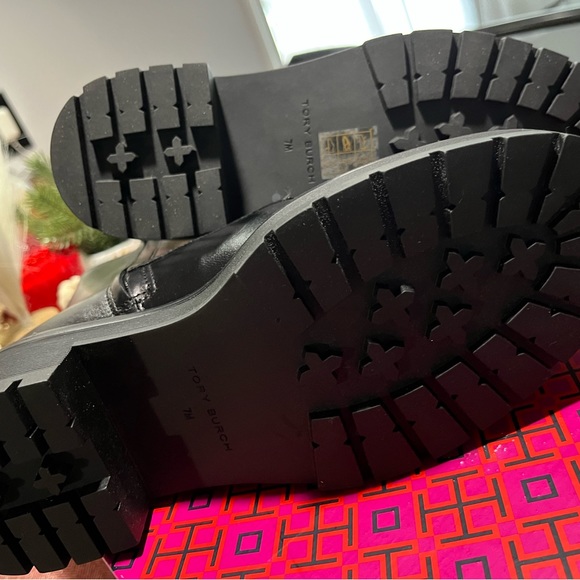 Tory Burch perfect black lug sole bootie - Picture 6 of 9